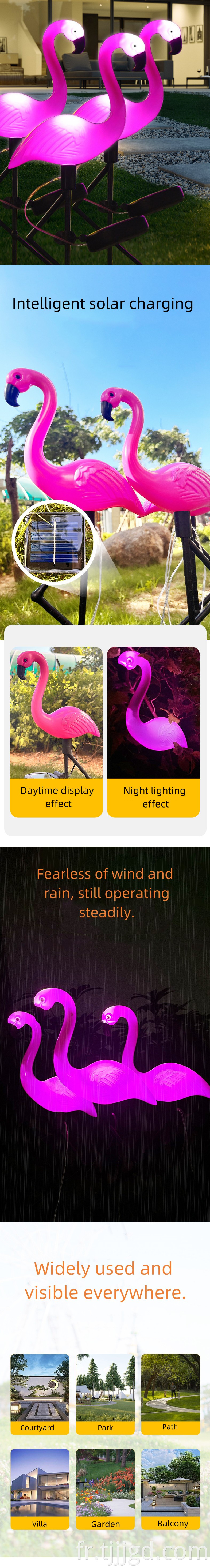 Solar Flamingo Light Outdoor